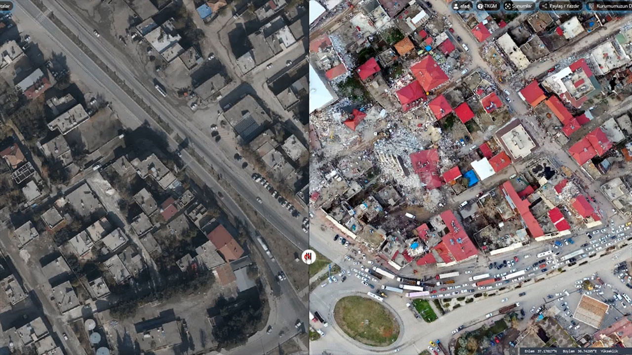 Çevre, Şehircilik ve İklim Değişikliği Bakanlığı paylaştı: Uydu ve İHA'larla hasar tespiti