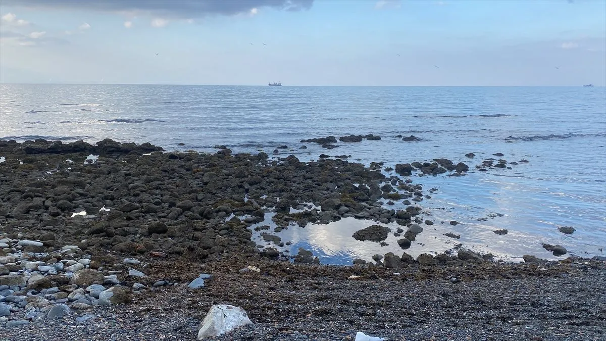Hatay'da deniz suyu 20 metre geri çekildi