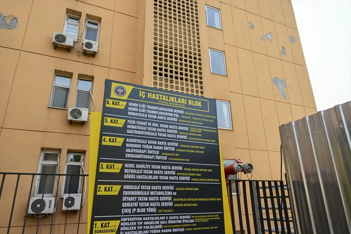 Cerrahpaşa Tıp Fakültesi'nin son hali kameralara yansıdı