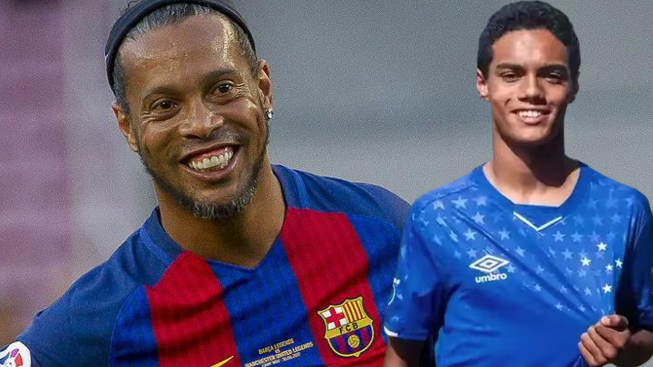 Barcelona Ronaldinho'nun 17 yaşındaki oğluyla sözleşme imzaladı
