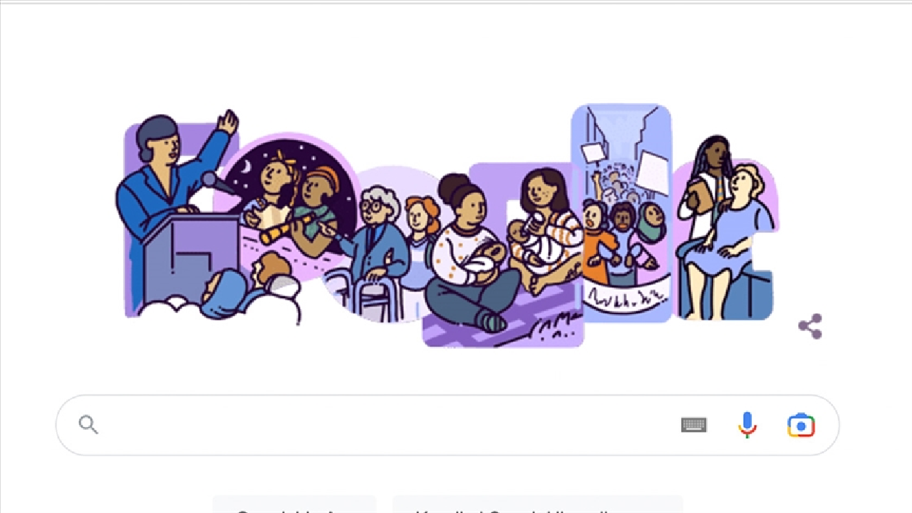 Google 8 Mart Dünya Kadınlar Günü'nü kutladı
