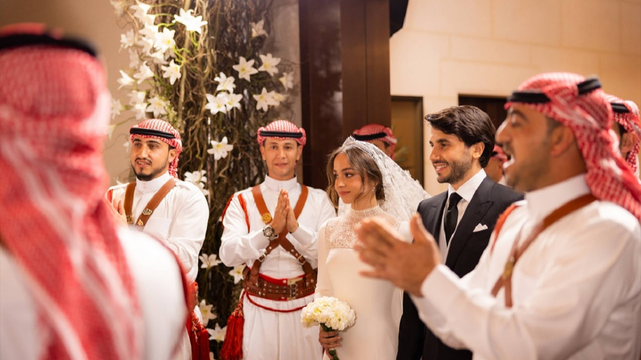 Ürdün Kralı 2. Abdullah'ın kızı Prenses İman evlendi