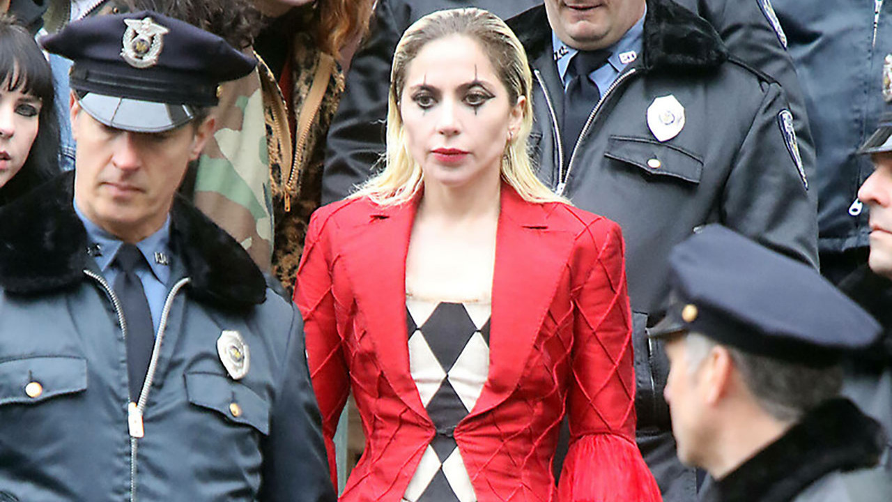 Lady Gaga, Joker Merdivenleri'nde görüntülendi