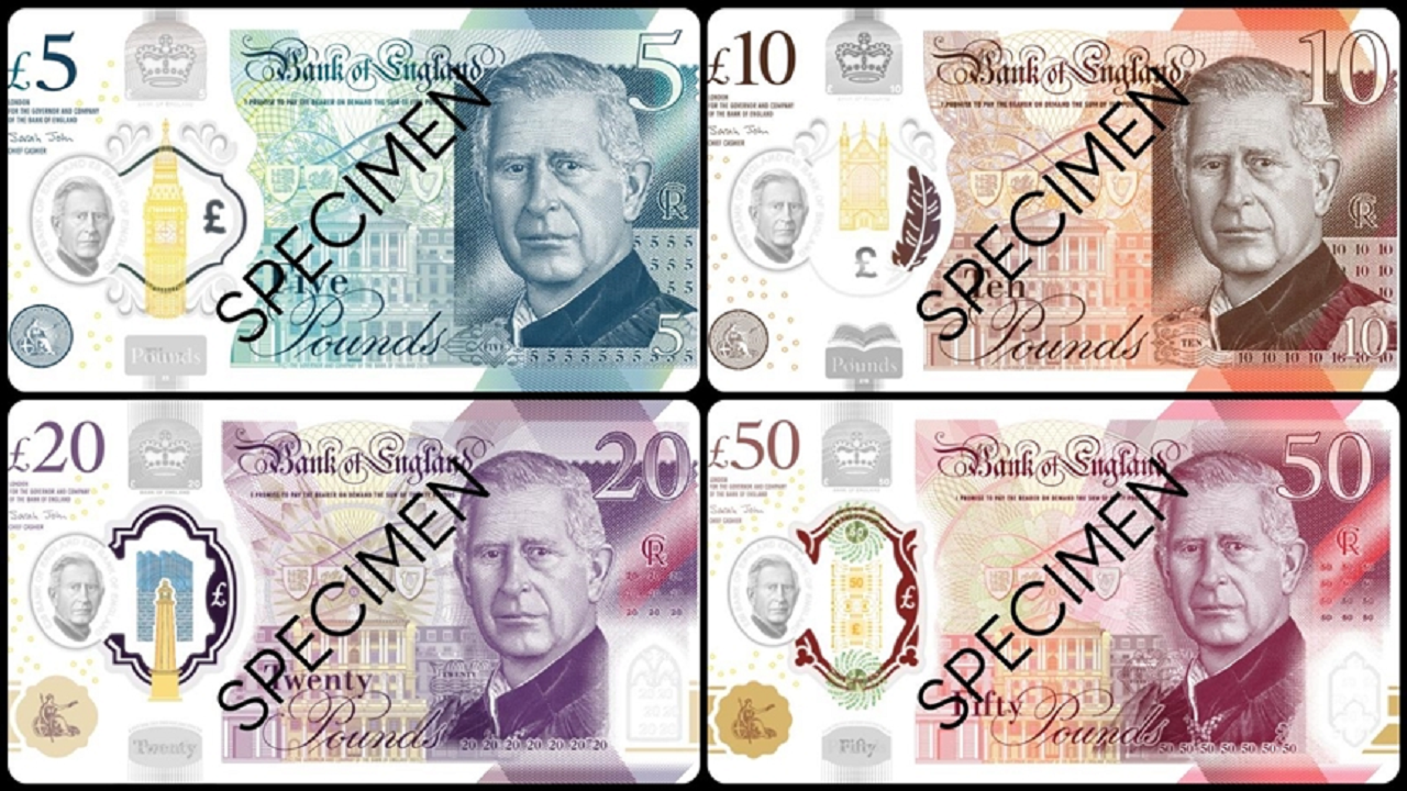 Kral Charles banknotları 2024'ün ortasında kullanılabilecek
