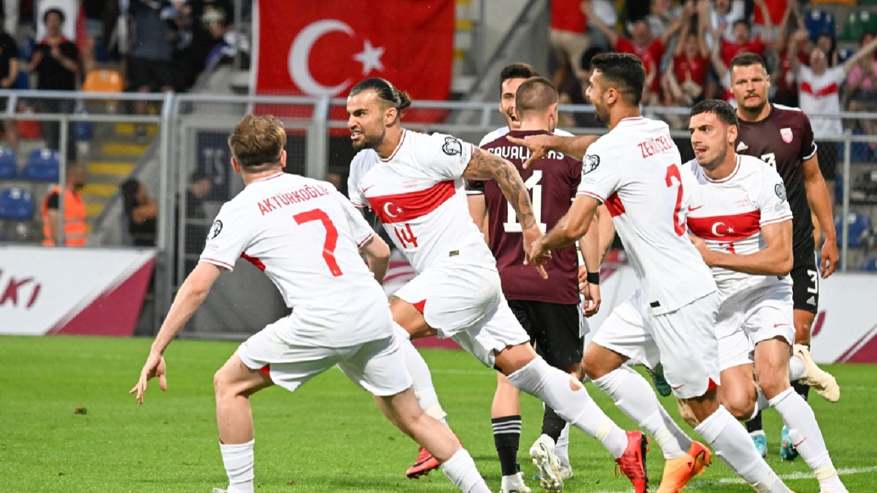 Euro 2024 yolunda kritik maç: Türkiye Letonya'yı 3-2'lik skorla geçti