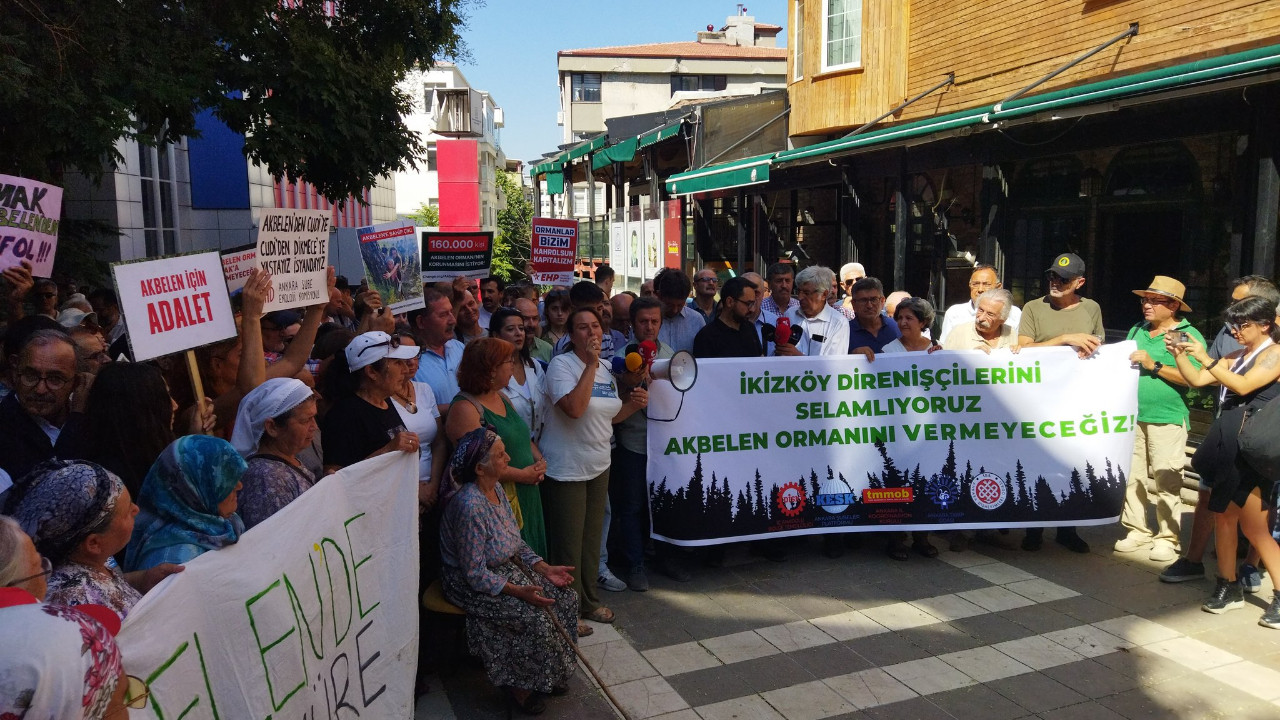 Yaşam savunucuları Ankara’da: Akbelen’den elinizi çekin