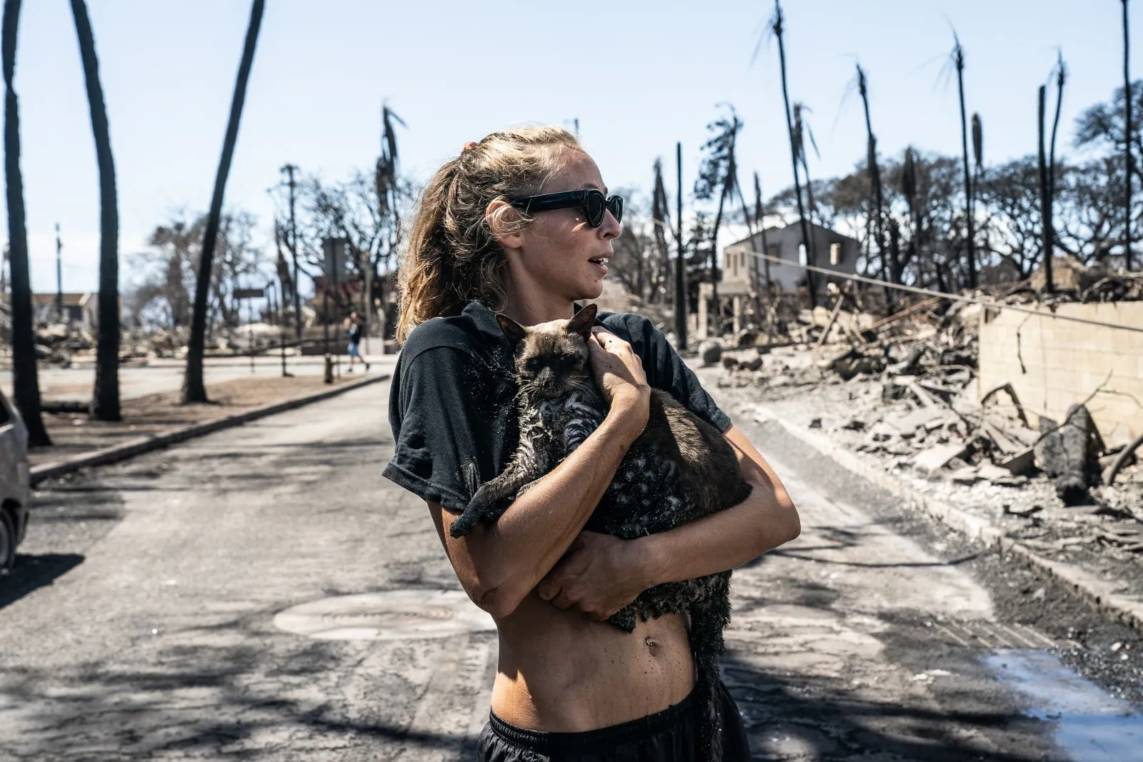 NYT fotoğraflarıyla Hawaii'de son durum: Tatil cenneti küle döndü