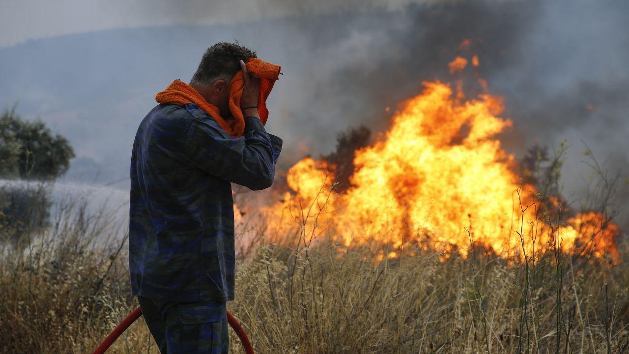 Yunanistan alevlere esir düştü: AB'nin son 23 yılda yaşadığı en büyük orman yangınları oldu