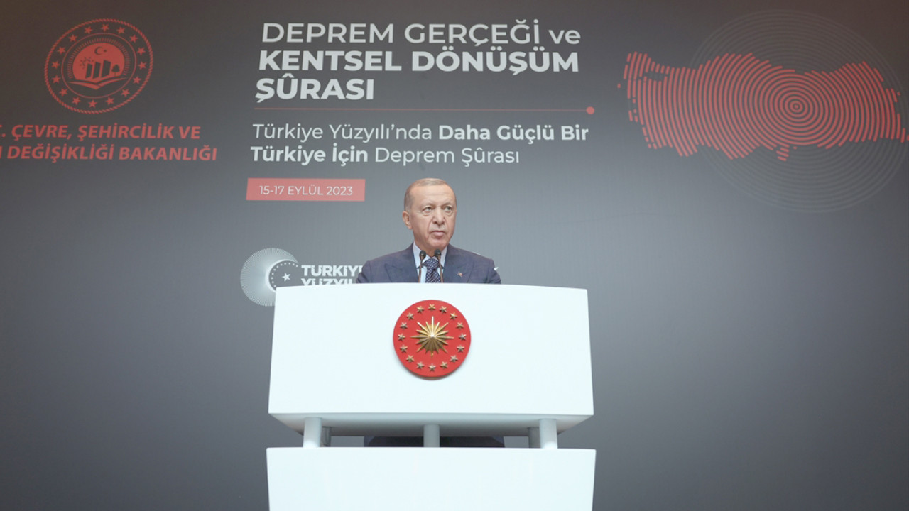 Cumhurbaşkanı Erdoğan kentsel dönüşüme destek istedi