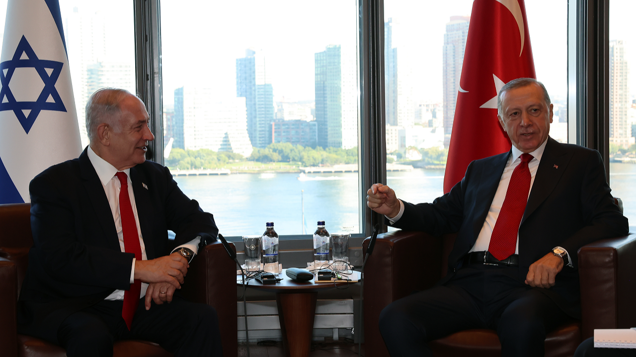 Cumhurbaşkanı Erdoğan, İsrail Başbakanı Netanyahu'yu ile görüştü