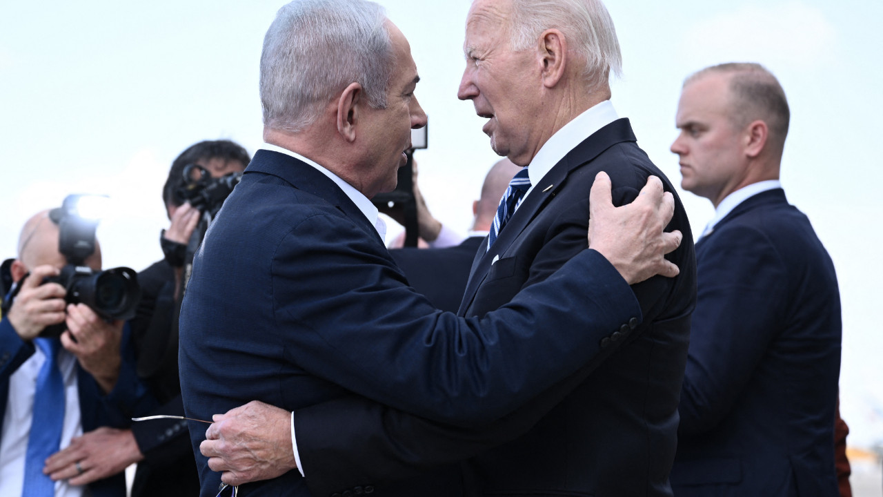 ABD Başkanı Joe Biden İsrail'e indi