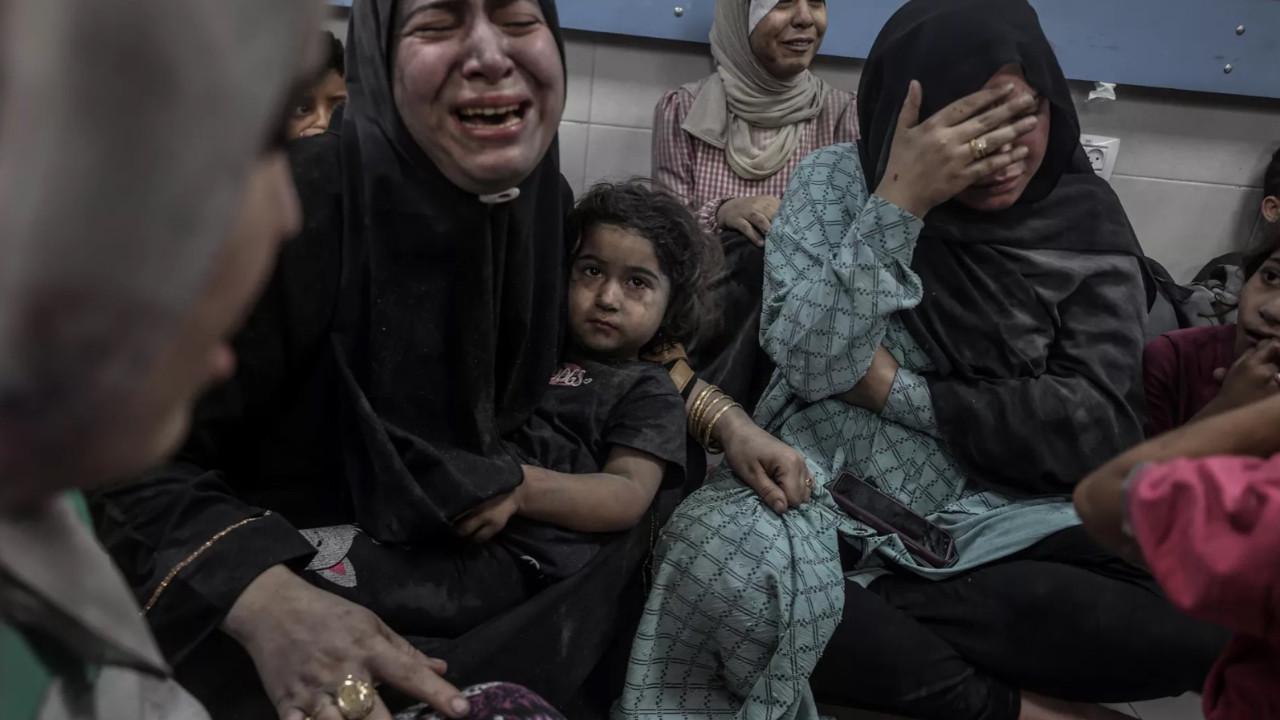 Gazze'deki hastane saldırısı dünya basınında