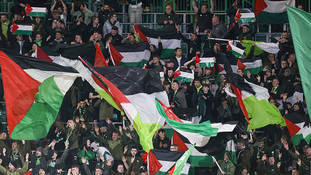 Celtic taraftarının Filistin'e desteği gündem oldu