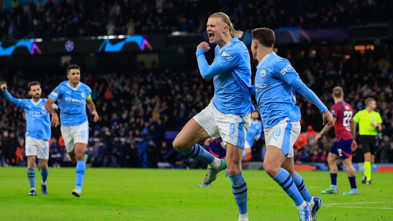 Şampiyonlar Ligi: Manchester City 6'da 6 yaptı, grubu rekorla tamamladı