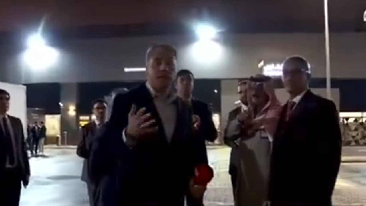 Riyad'da FOX ekibine müdahale