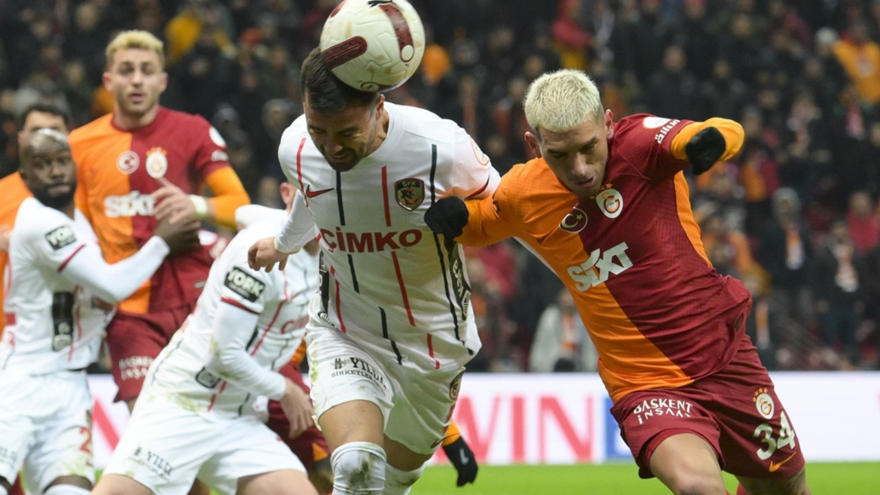 Galatasaray son dakika galibiyete ulaştı, Gaziantep'i evinde 2-1 mağlup etti