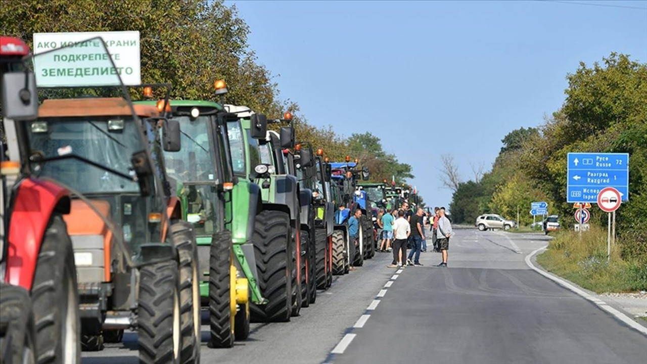 Bulgaristan'da tarım sektörü çalışanları protestolar düzenledi