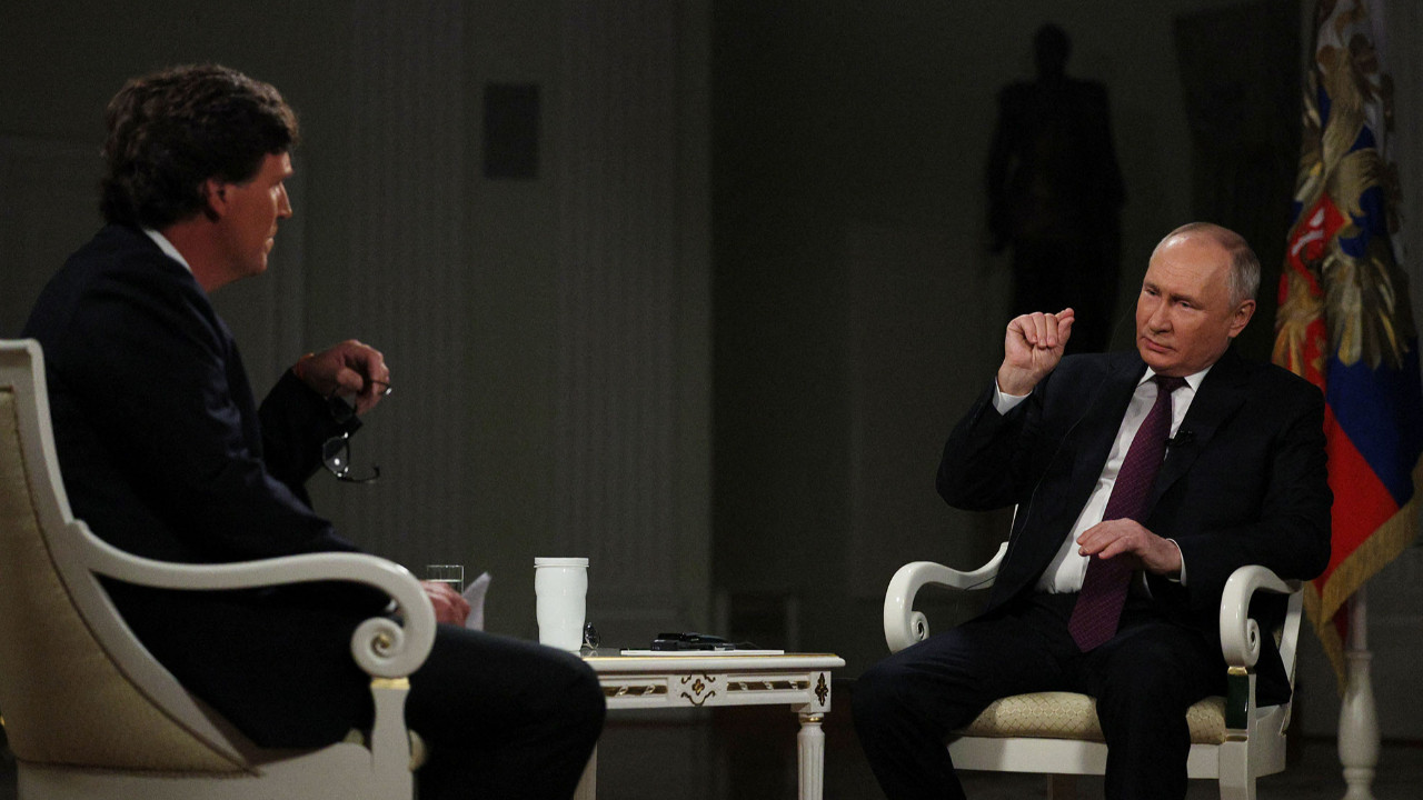 Putin'in Tucker Carlson ile röportajı yayınlandı: İstanbul'da yaşananları anlattı