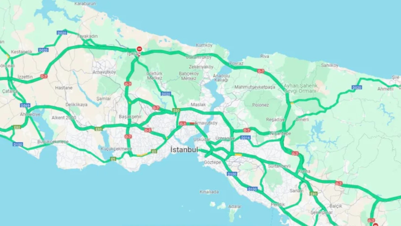 İstanbul'da arife rahatlığı: Yoğunluk yüzde 9'a kadar düştü