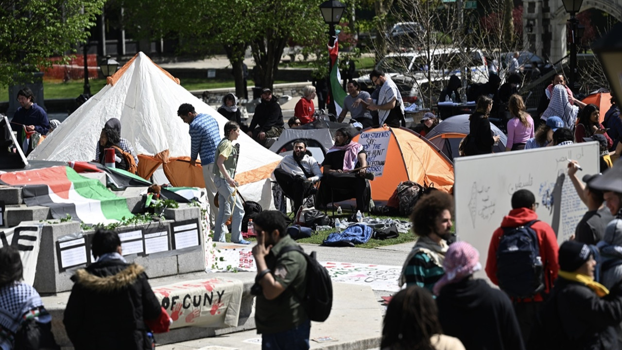 ABD'de üniversitelerdeki Filistin'e destek gösterileri müdahalelere rağmen sürüyor