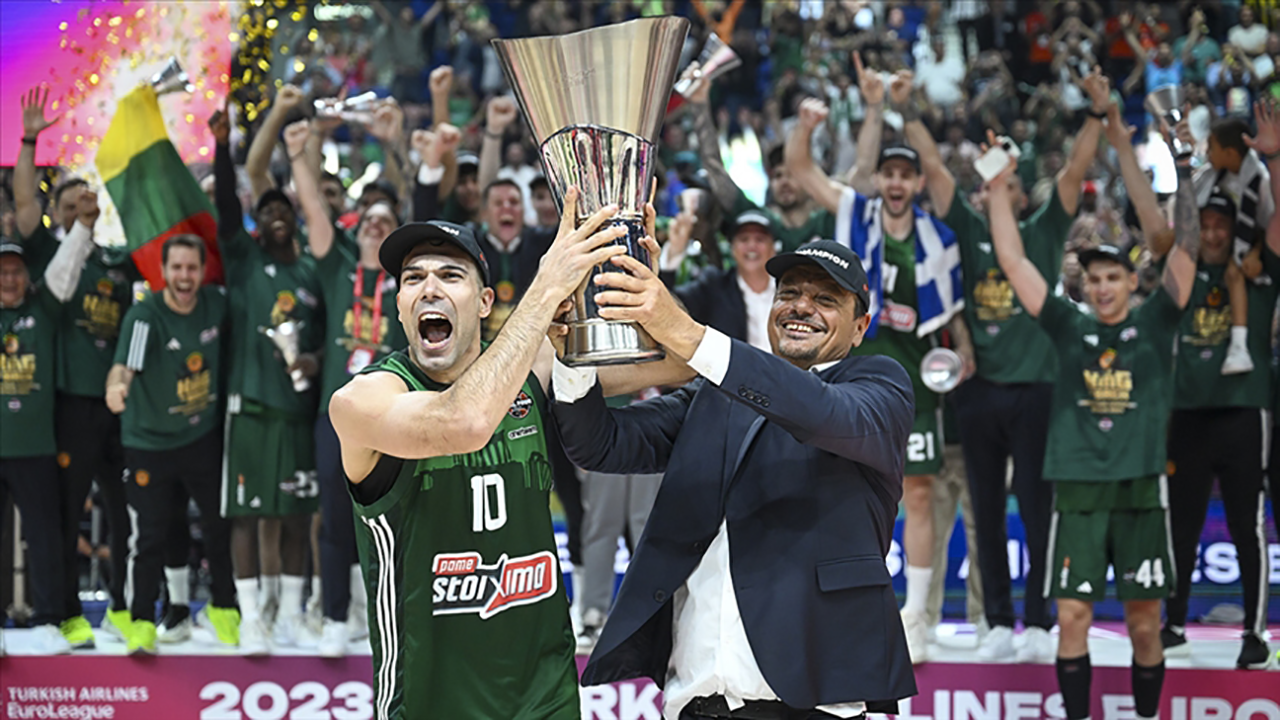 Ergin Ataman, 6. Avrupa şampiyonluğunu Panathinaikos'la kazandı