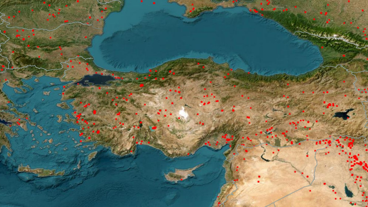 NASA verilerine göre İzmir Manisa ve Bolu’da 5 bin 19 hektar alan yangından etkilendi