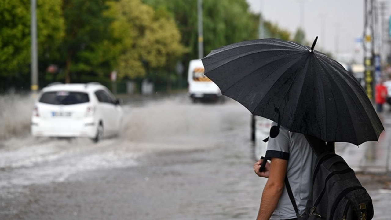 Meteoroloji'den beş il için kuvvetli yağış uyarısı