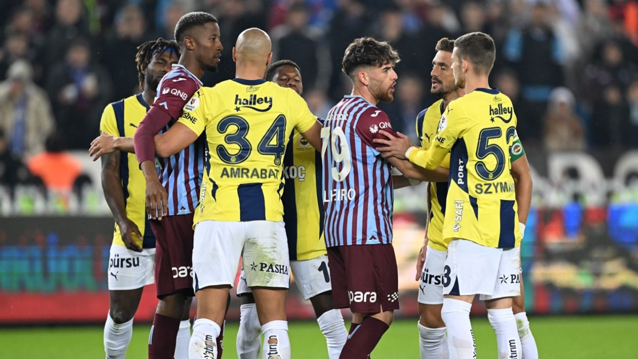 Fenerbahçe deplasmanda Trabzonspor'u 3-2 ile geçti