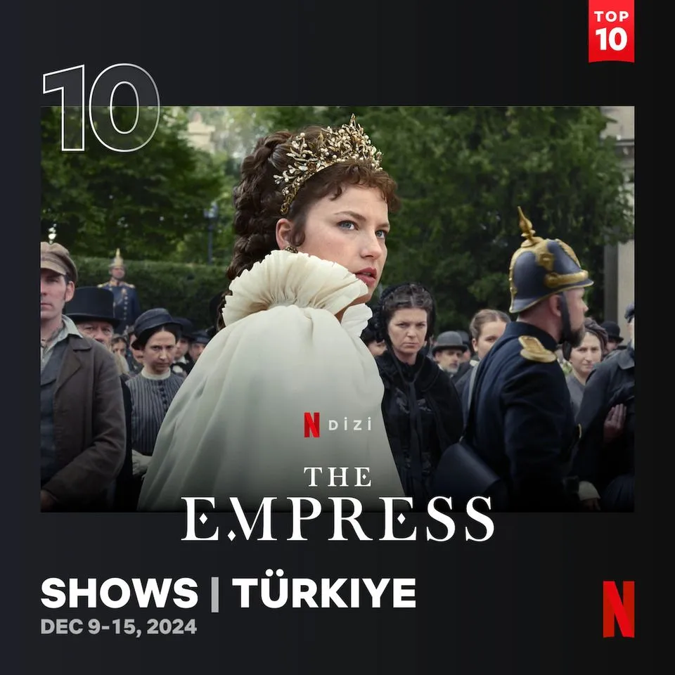 Netflix Türkiye'nin geçtiğimiz hafta en çok izlenen dizileri belli oldu (9-15 Aralık 2024)