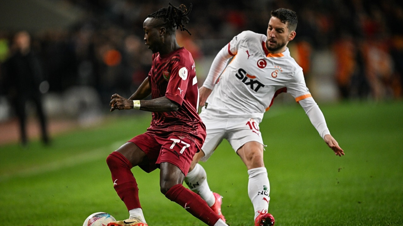 17 maçlık seri sona erdi: Galatasaray, Hatayspor deplasmanında 2 puan bıraktı