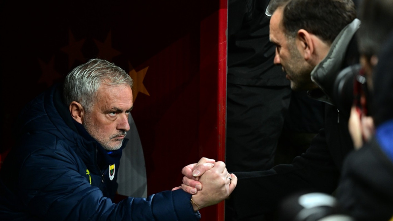 Derbi maçı sonrası Mourinho: Onlar beraberlik için mutlulardır biz değiliz