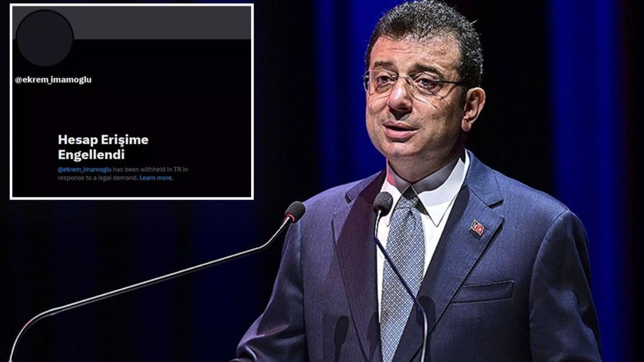 Ekrem İmamoğlu'nun X hesabına erişim engeli getirildi
