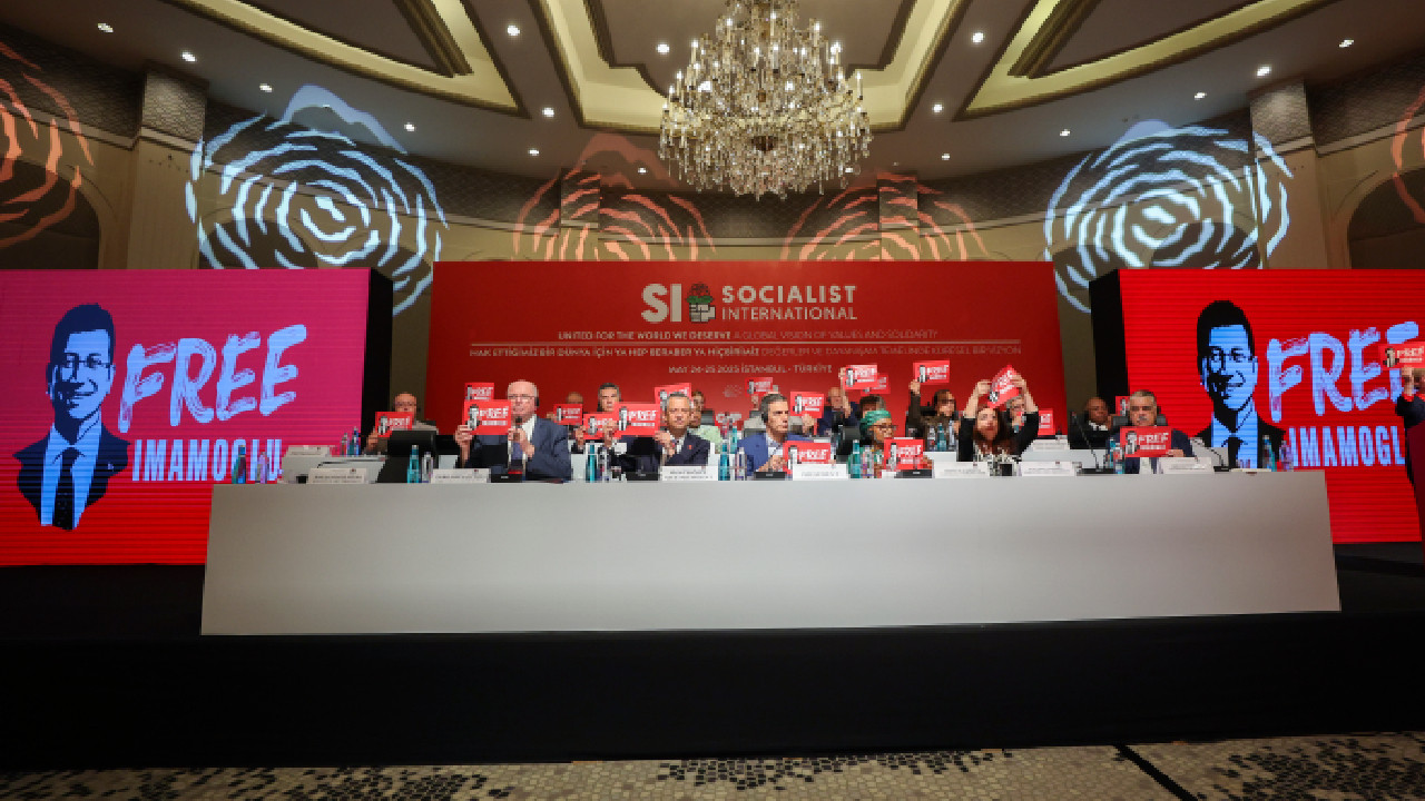 Sosyalist Enternasyonal'den 'İmamoğlu'nu serbest bırakın' bildirisi