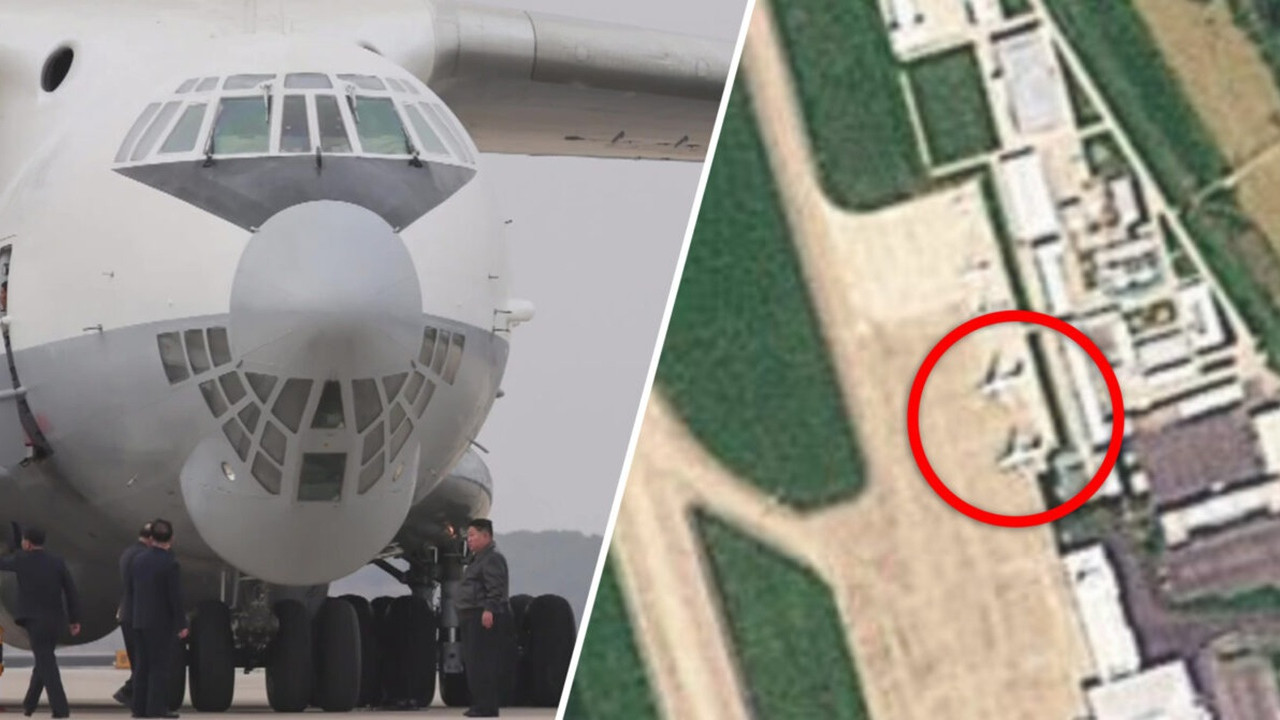 Uydudan net görüntü: Kuzey Kore'ye inen gizemli uçaklar