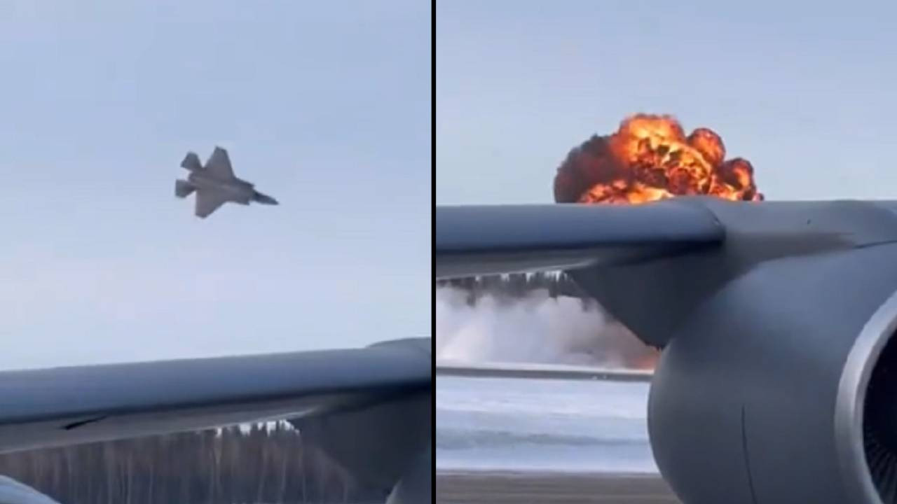 F-35'in son 50 dakikası: ABD'li pilot, uçağı düşürmemek için mühendisleri aradı