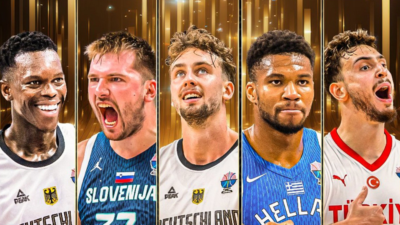EuroBasket 2025'in en iyi 5'i belli oldu: 12 Dev Adam'ı sırtlayan Alperen Şengün de listede