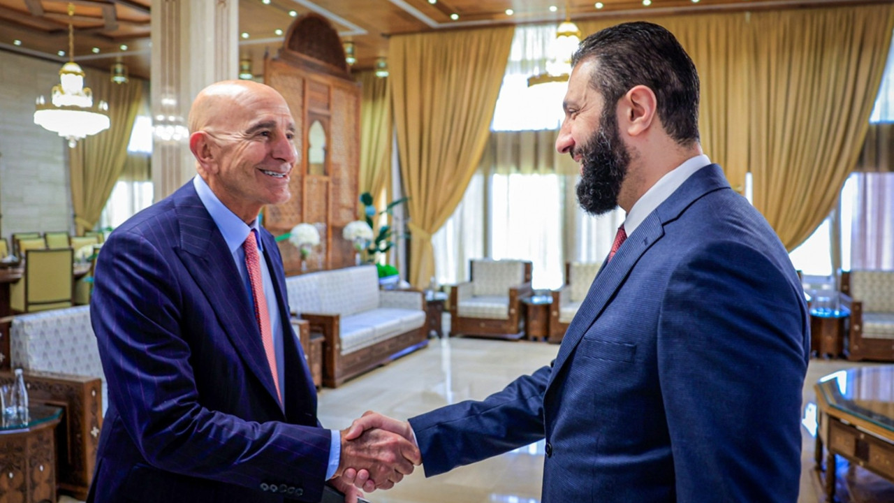 Suriye Cumhurbaşkanı Şara Şam'da ABD'li yetkililerle görüştü