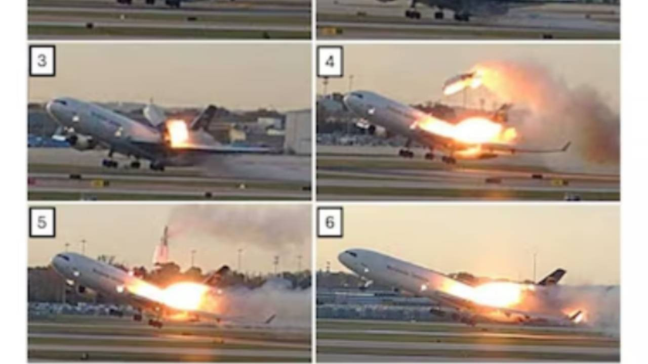 UPS uçağının kaza nedeni ortaya çıktı: Kalkış anında motor koptu, gövdeyi kesti