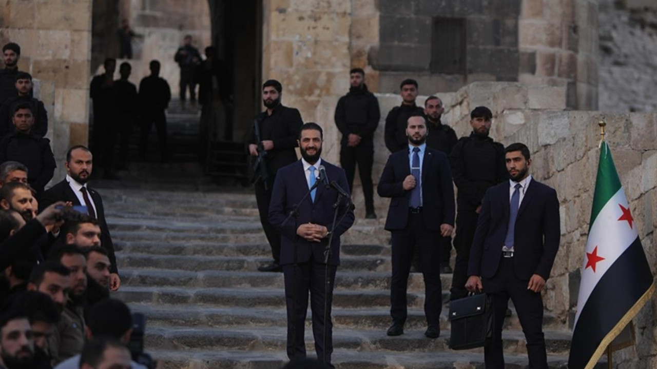 Suriye Cumhurbaşkanı Ahmed Şara: Halep'le birlikte tüm Suriye yeniden doğdu