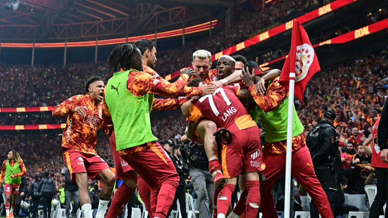 Süper Lig'de şampiyon Galatasaray