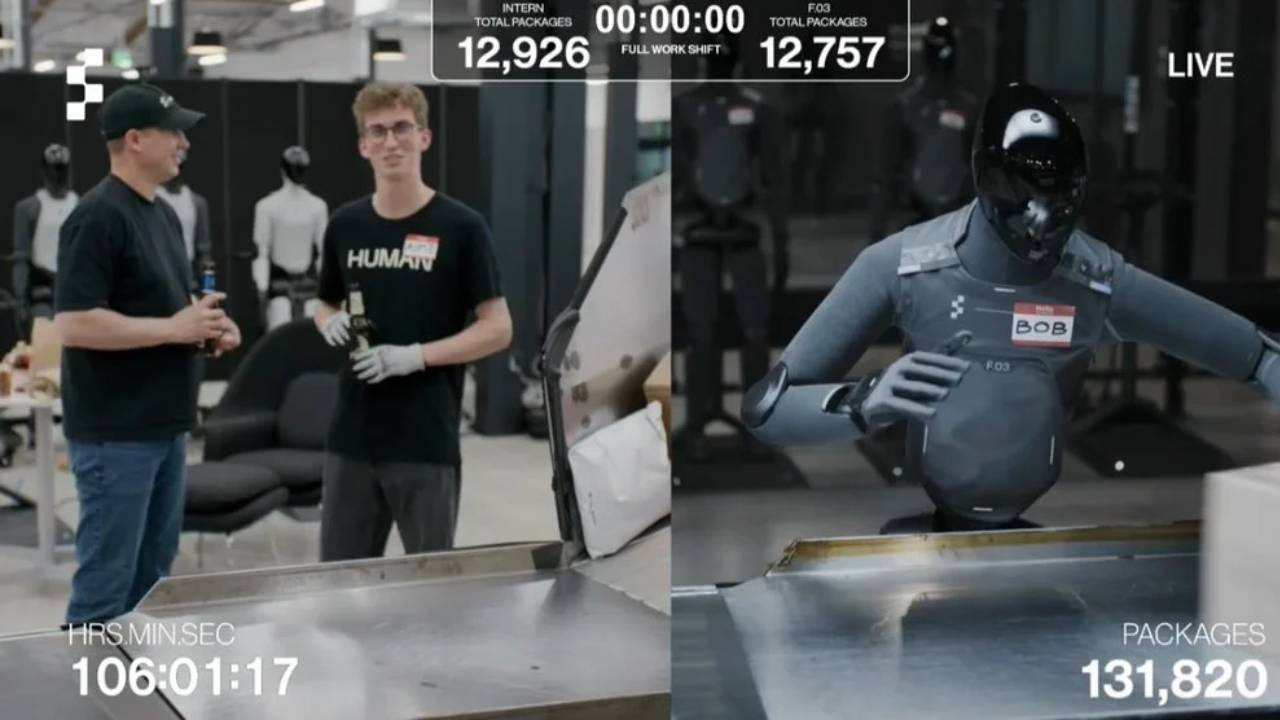 İnsan ve robot canlı yayında yarıştı: 39 milyar dolarlık yatırımın galibi stajyer çalışan oldu