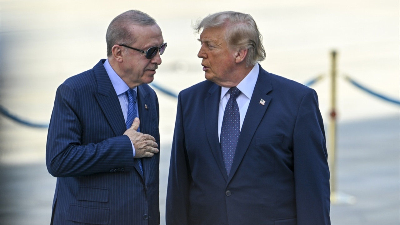Erdoğan-Trump görüşmesinden kareler