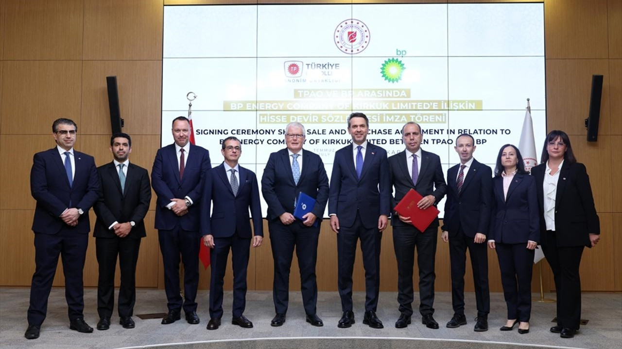 BP ile imzalar atıldı: Türkiye, Kerkük'teki enerji sahalarına ortak oldu