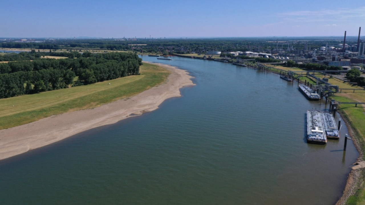 Almanya'da Ren, Elbe ve Tuna nehirleri kuruyor
