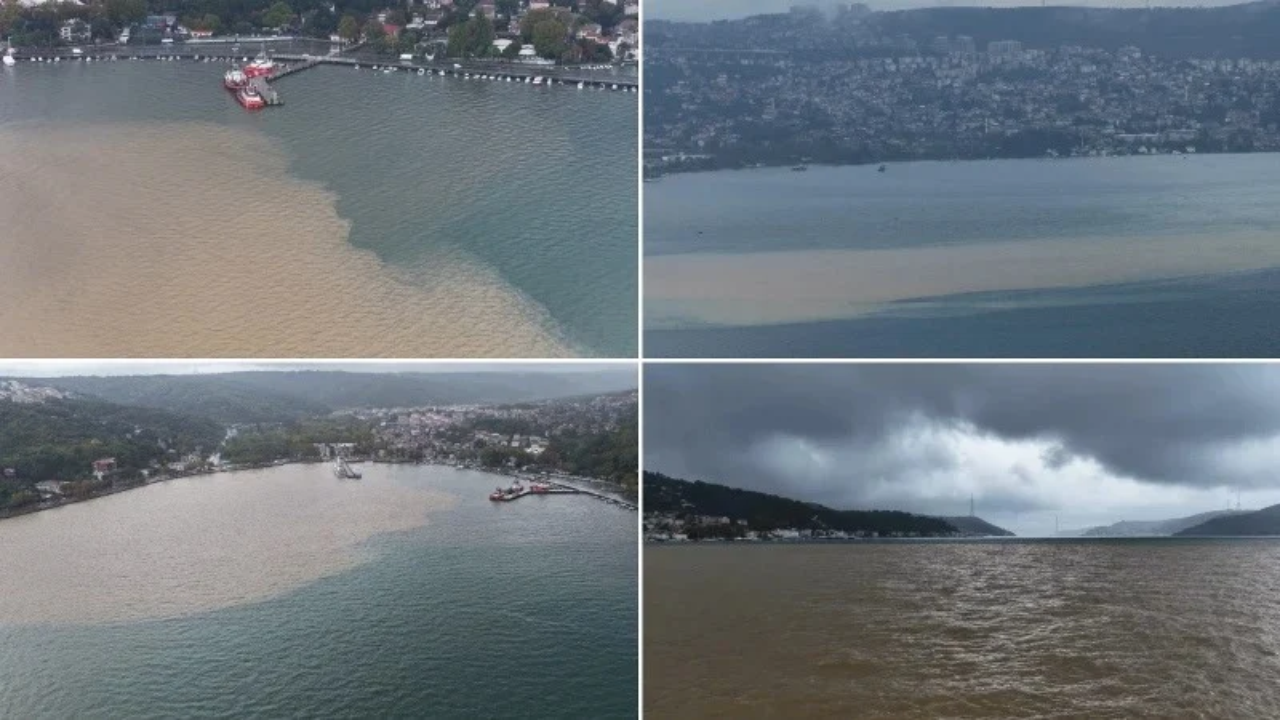 Boğazın rengi değişti: Sağanak sonrası kahverengiye döndü