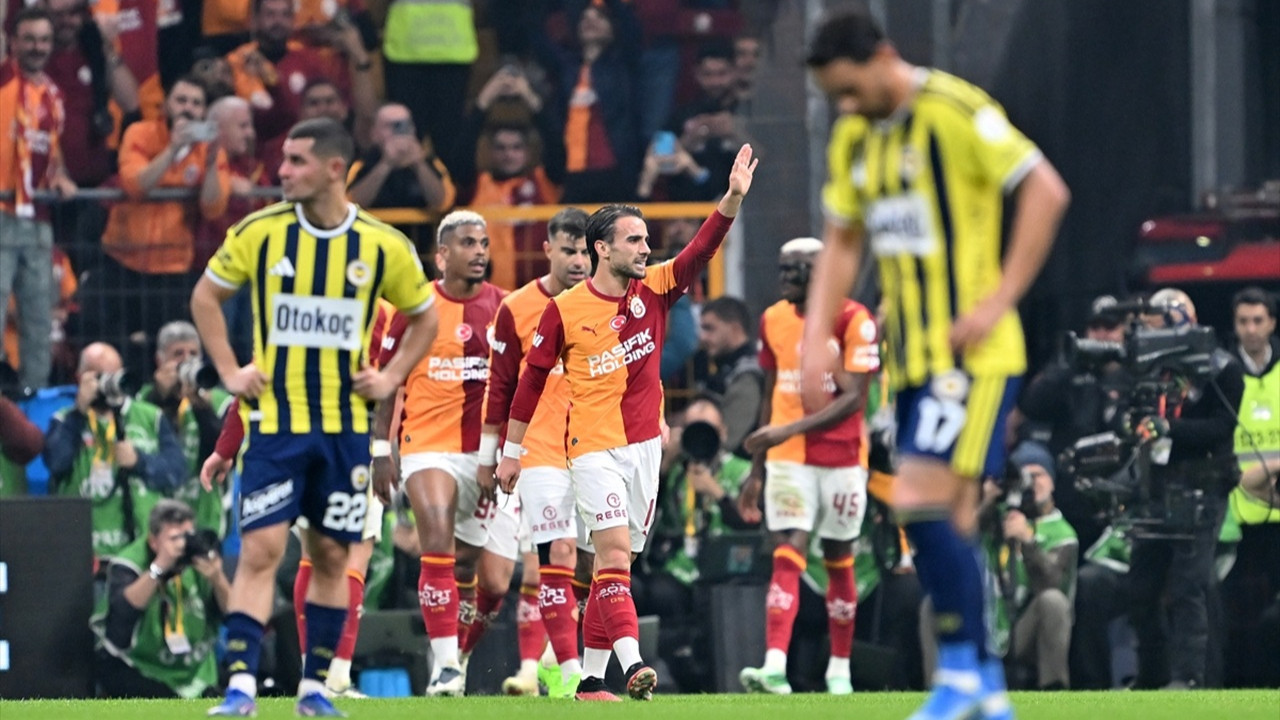Fenerbahçe'yi 2-1 mağlup etti: Dev derbide kazanan Galatasaray